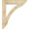 Ekena Millwork Thorton Slat Rough Sawn Bracket w/ Offset Brace, Douglas Fir, 8"W x 38"D x 44"H BKT0806X38X44THR06RDF - alternate 2
